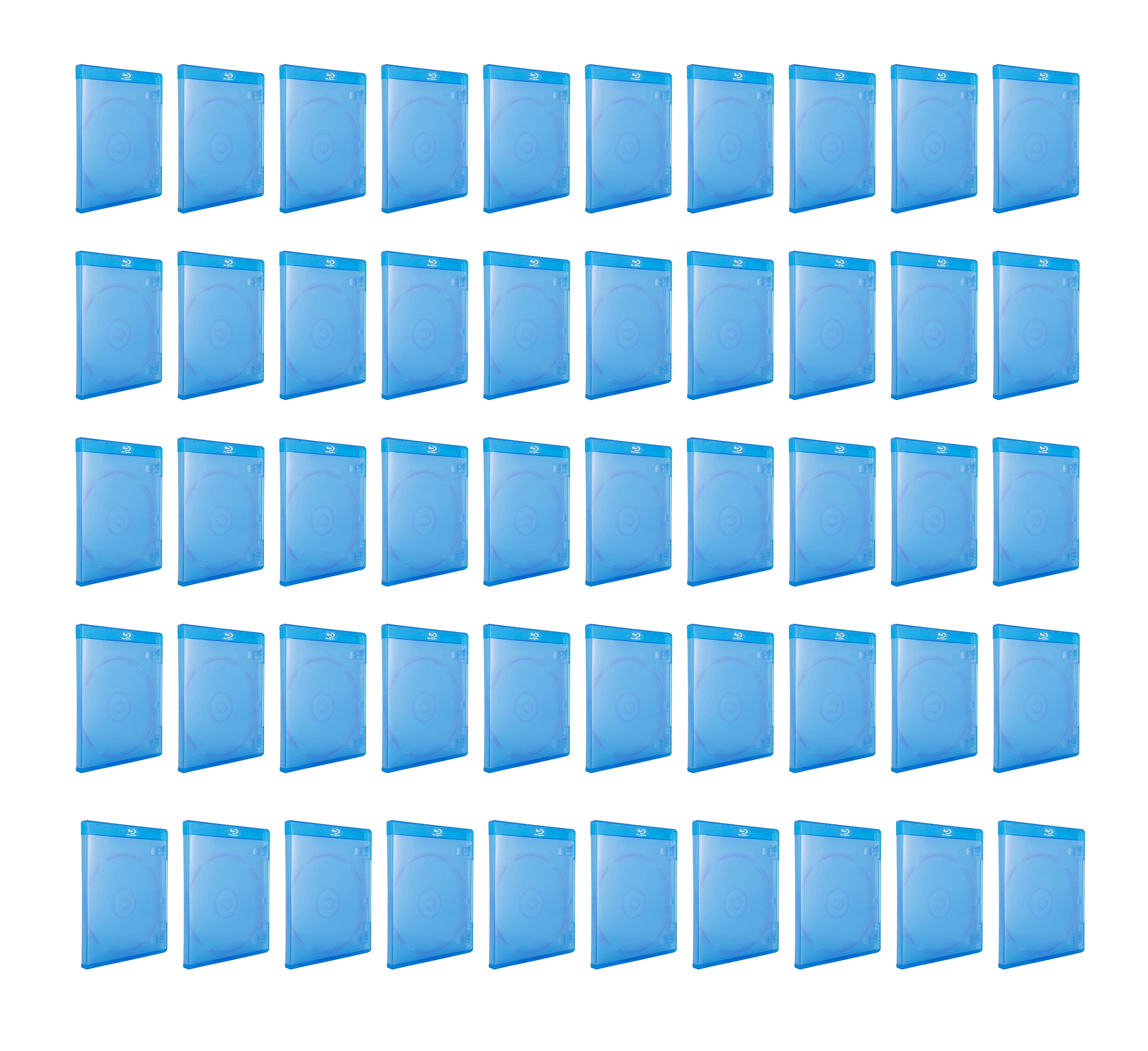 BOXNUBE PVC 11mm Blue Clear Single Disc Blu-Ray Cases with Outer Clear Sleeve & Silver Logo. BOXNUBE PVC 11mm Blue Clear Single Disc Blu-Ray Cases with Outer Clear Sleeve & Silver Logo.